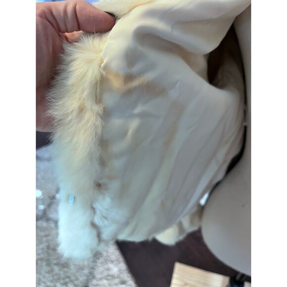 Vtg rabbit fur jacket, see pictures for condition, fits like a S - Picture 4 of 13